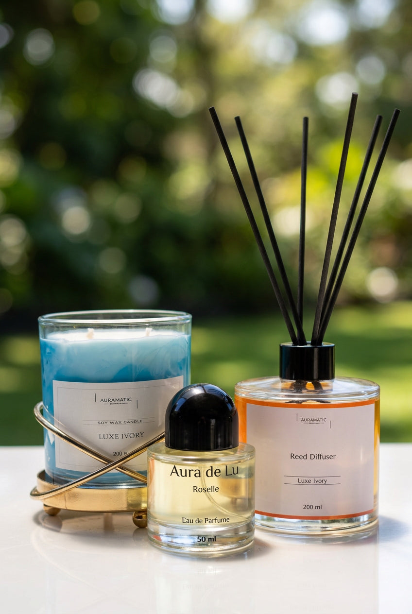 Perfume-Diffuser-Candle Set